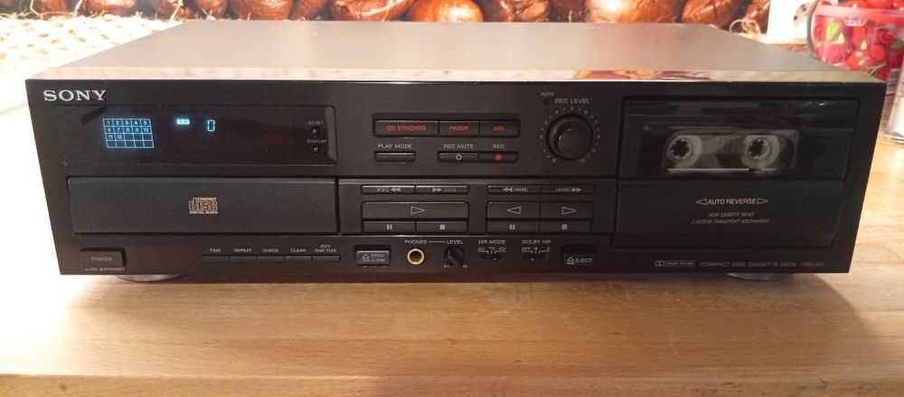 Sony kombajn CD plus deck TXD-R11 kolekcjonerski