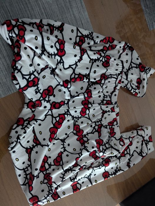 Piżama spodnie Hello Kitty r. S Primark ciepłe
