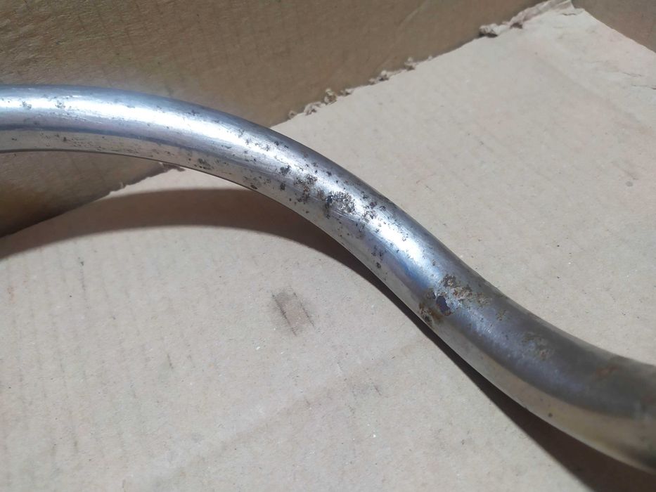 Руль фикс, трэковый винтажный, глубокий стальной