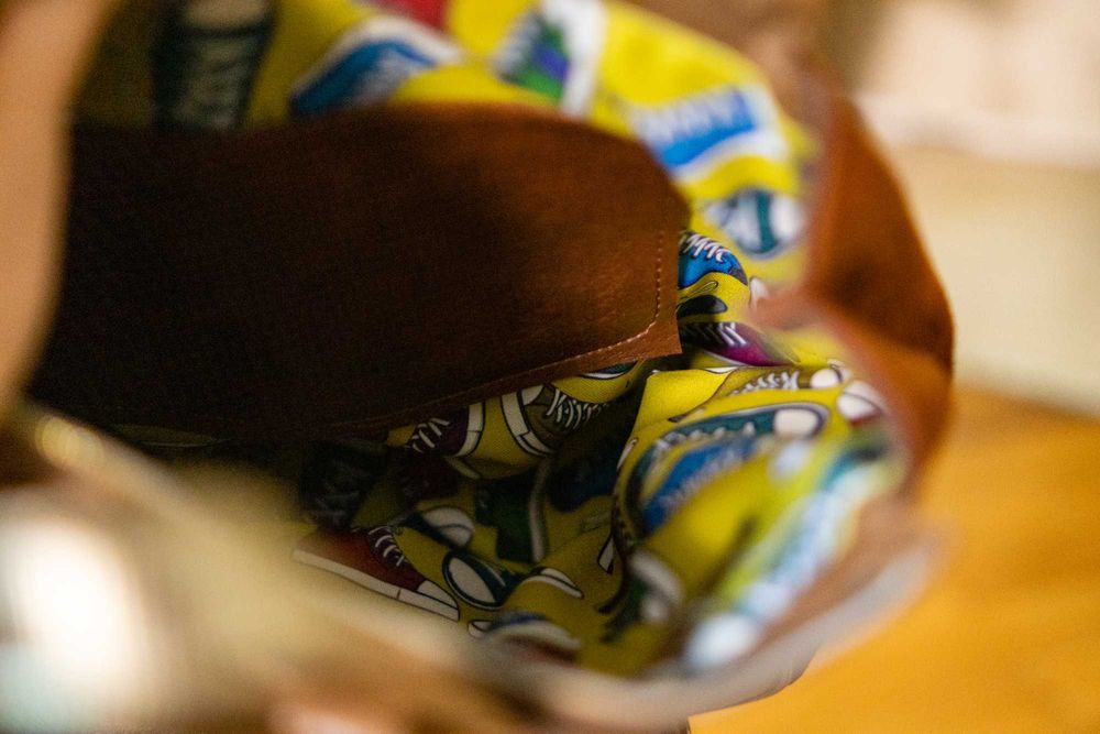 mochila Zyria de pele