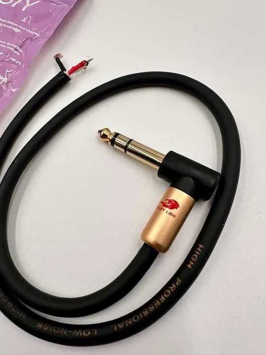 Kabel JACK Stereo Mashino 0,5m 6 35mm TRS 1/4