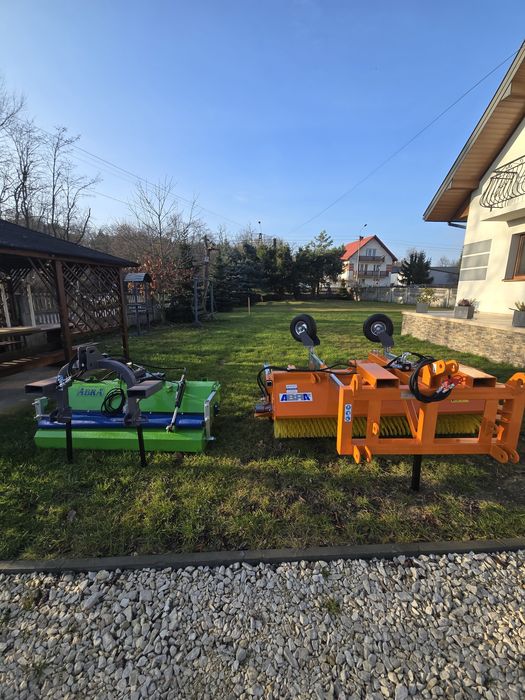 Zamiatarka do drogi szczotka do kostki asfaltu