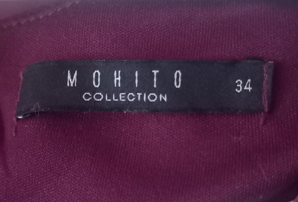 Sukienka bordowa Mohito 34