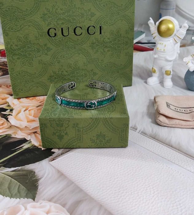 GUCCI Bransoletka emaliowana
