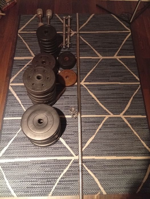 Obciążenie, sztanga, hantelki