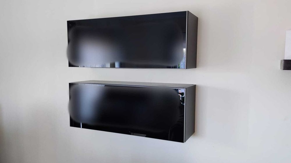 Conjunto Móveis Sala / TV PerSantos (em Madeira  - Castanho/Wenguê)