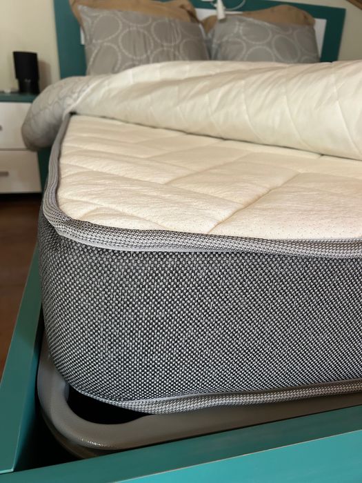 Mobília de Quarto de casal completo verde turquesa