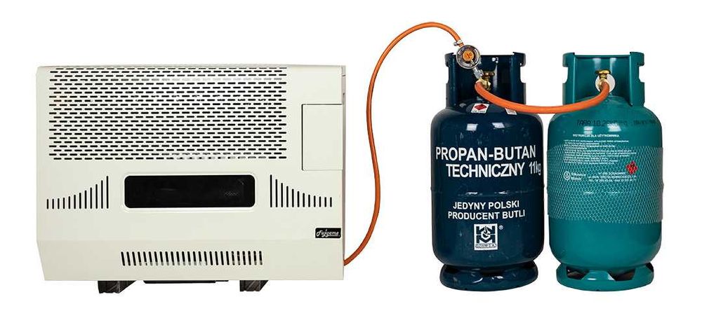 Piecyk gazowy na butle z odprowadzeniem spalin Ogrzewacz 5 kW KC