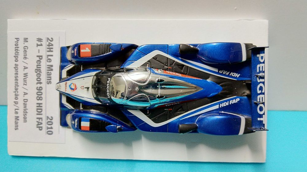 Peugeot 908 HDi FAP #1: Apresentação Equipa p/Le Mans 2010, Spark 1/43