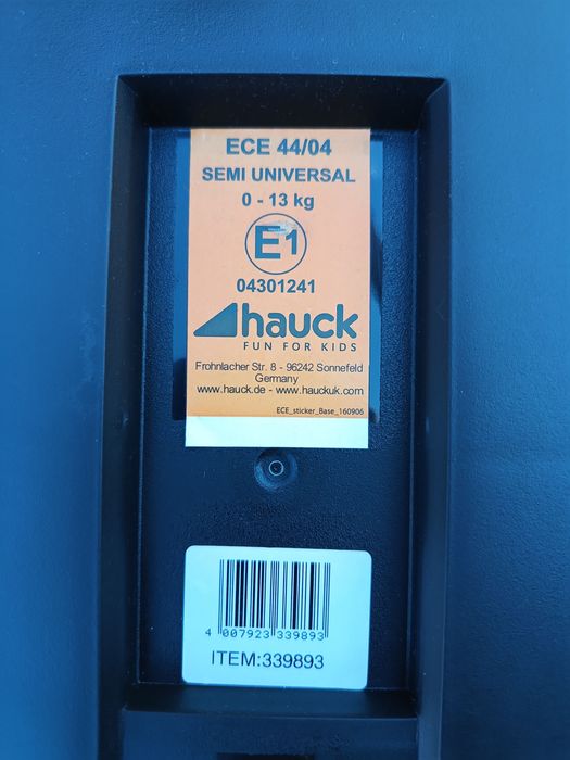 Автокрісло Hauck Comfort Fix від 0-13 кг з базою