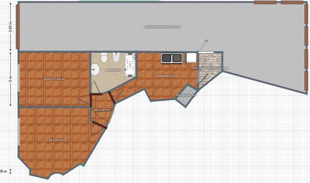 Apartamento T1 em Peniche bem Localizado e bom investimento