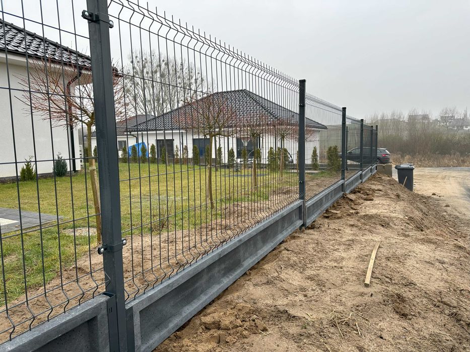 Ogrodzenie Panelowe Brama Automat Furtka  Domofon Płot Panele 2d 3d
