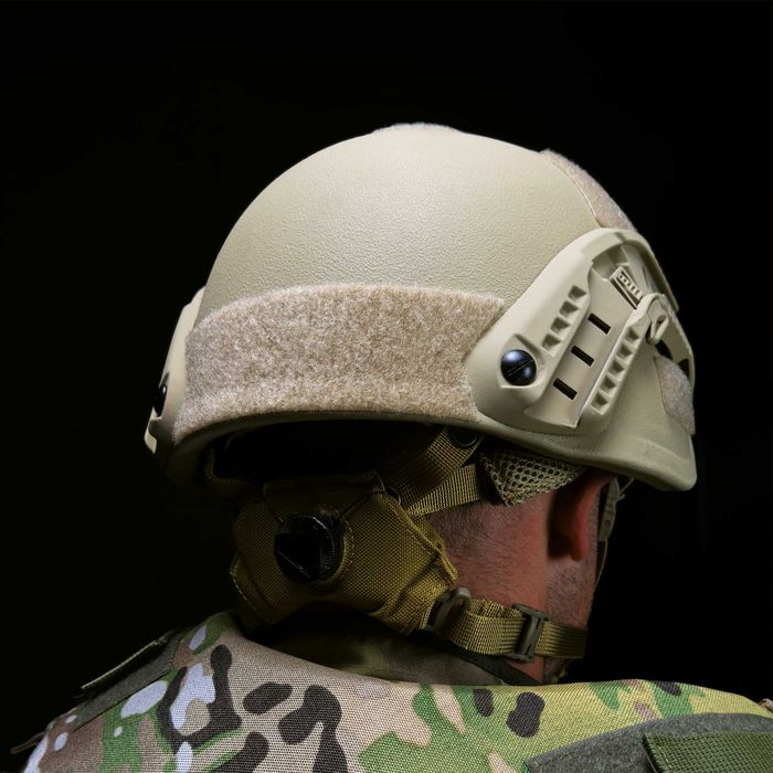 Шолом (каска) тактичний кевлар MICH 2000 NIJ IIIA ДСТУ. Койот.