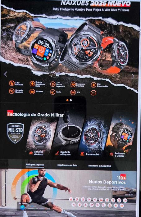 Smartwatch NAIXUES 2025