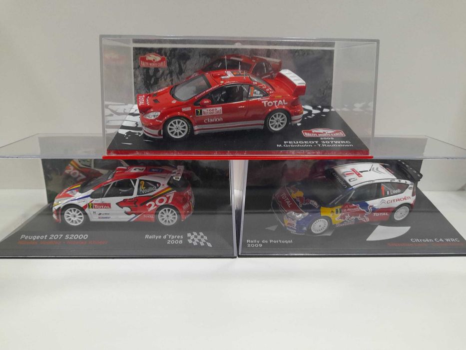 Sortido miniaturas de rally na escala 1/43 - ATUALIZADO