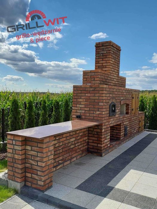 Grill murowany wedzarnia murowana grillo wedzarnia grill ogrodowy