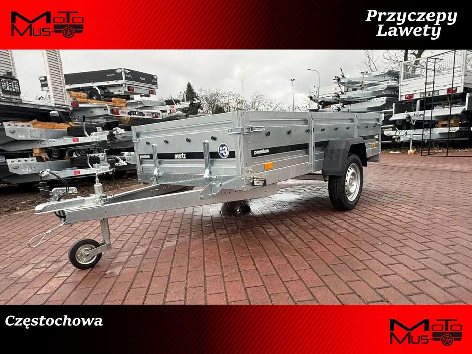 Martz Przyczepa Martz Premium 264x126x40cm 750 kg dostawa pod dom MOTOMUS  Przyczepa Martz Premium 264x126x40cm 750kg dostawa Częstochowa