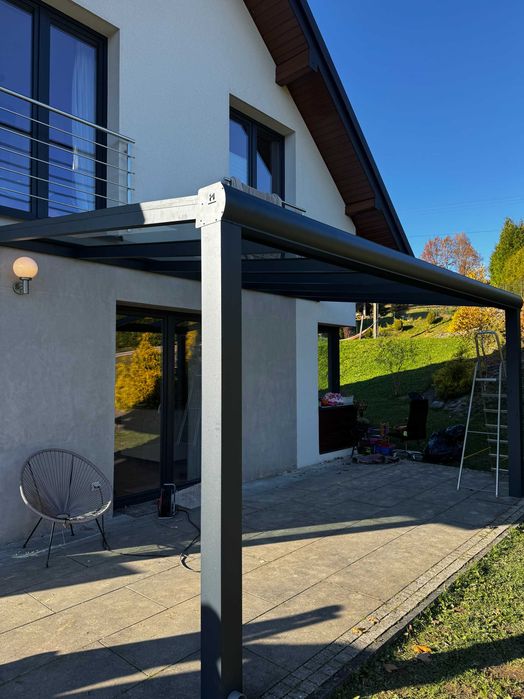 Pergola Aluminiowa 3x5 (różne warianty) Poliwęglan Komorowy / Szkło
