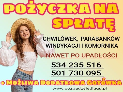 Konsolidacja, spłata  Chwilówek, pożyczka prywatna, kredyt na spłatę