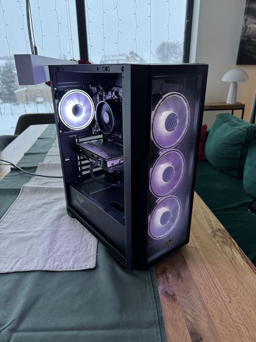 Komputer Gamingowy RTX 3060 ryzen 5 5500, 16GB RAM 512GB SSD