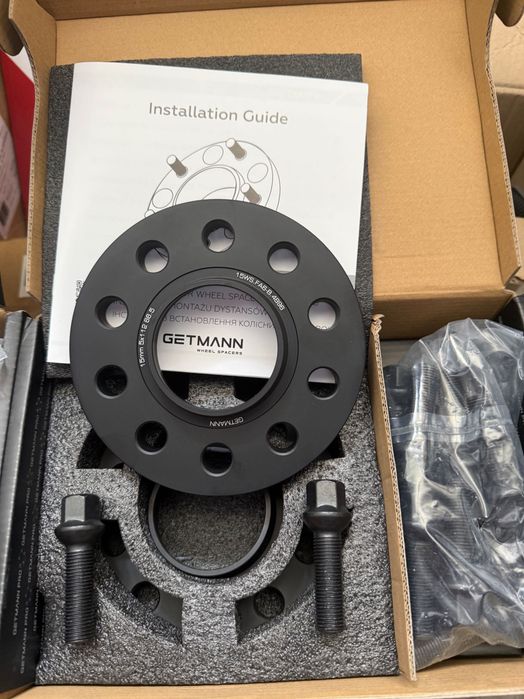 Проставки 5*112 12мм, 15мм та 20мм Audi A3,A4,A5,A6,A7,Q5,Q7,Q8 Getmann ковані