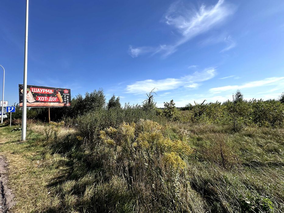 Земельна ділянка комерційного при-ня 3,74 га траса Киів-Чоп