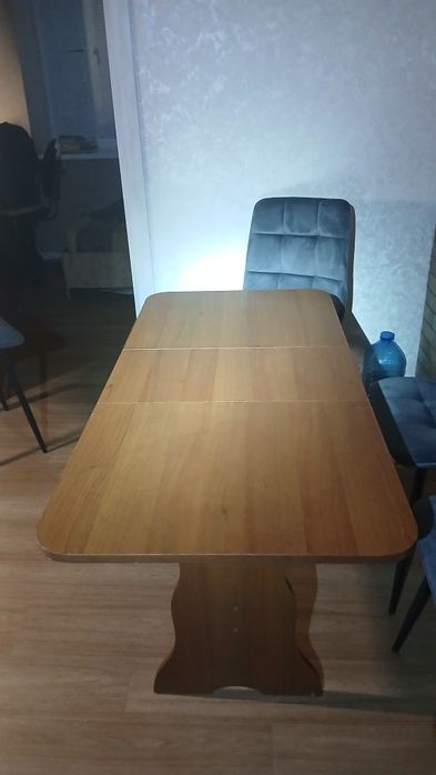 Кухоний стіл 100 на 60 в розкладеному  варіанті 120