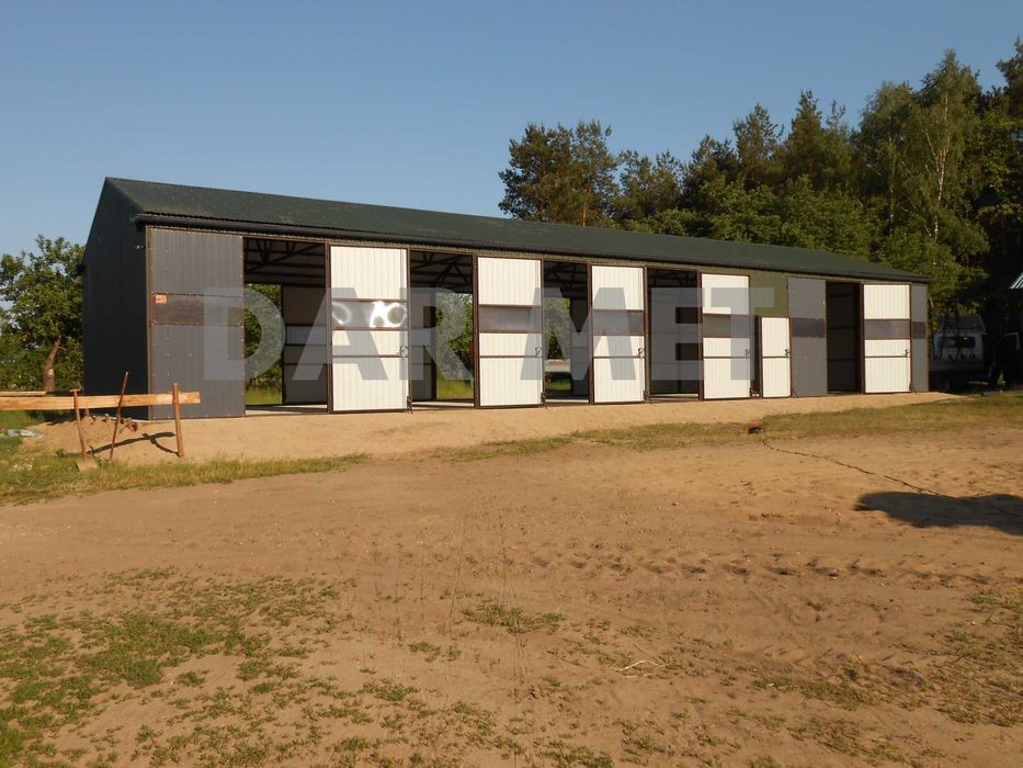 Hala Garaż Wiata Warsztat Magazyn Konstrukcja Stalowa Projekt Dar Met