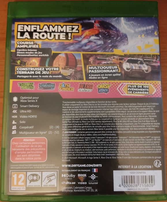 DIRT 5 Xbox One e Series