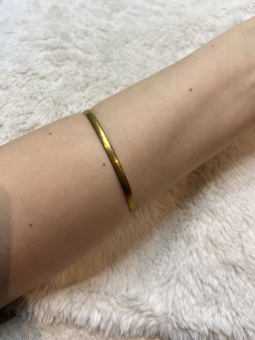 Bransoletka vintage mosiądz mosiężna lata 70s 80s klasyczna casual 30