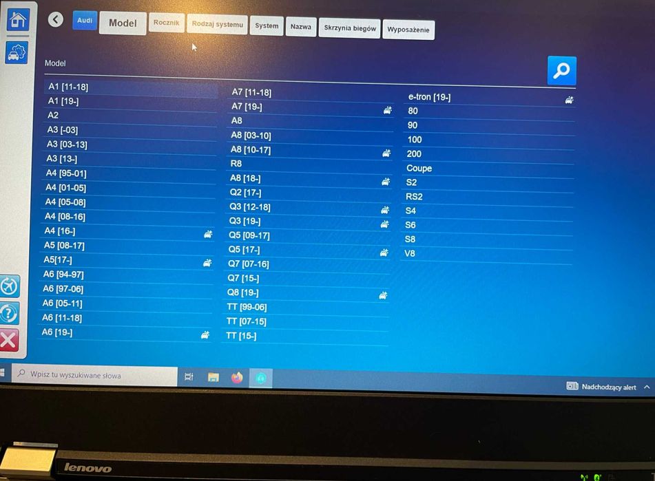 LAPTOP + INTERFEJS Diagnostyka Aut ZESTAW do 2020r. jak vcds autocom
