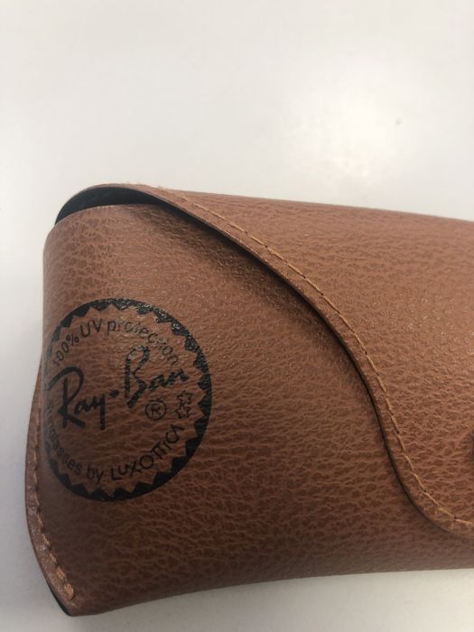 Ray ban etui ns okulary brazowe