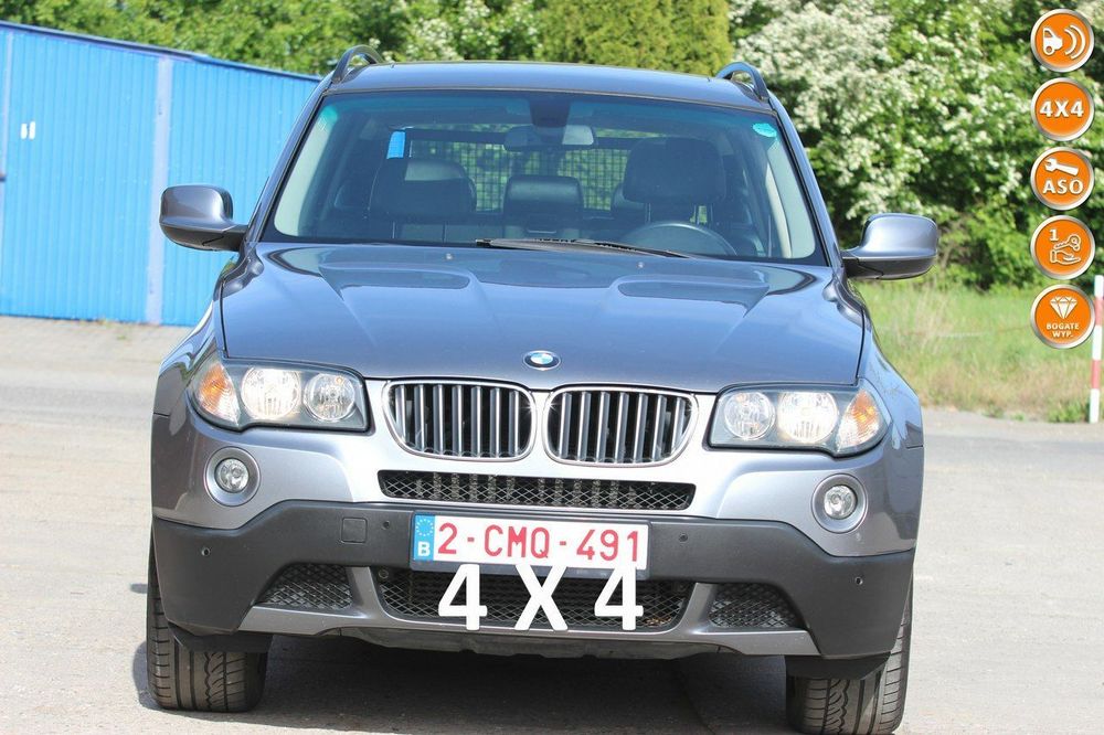 BMW X3 2010r. 2.0 Diesel 177KM 4x4 napęd PÓŁSKÓRY Alusy Klimatyzacją Opłacony