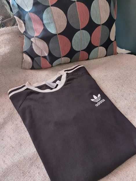*** bluza longsleeve Adidas męski czarny rozmiar L ***