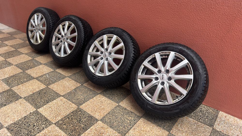 Jantes 5x108 com 4 pneus