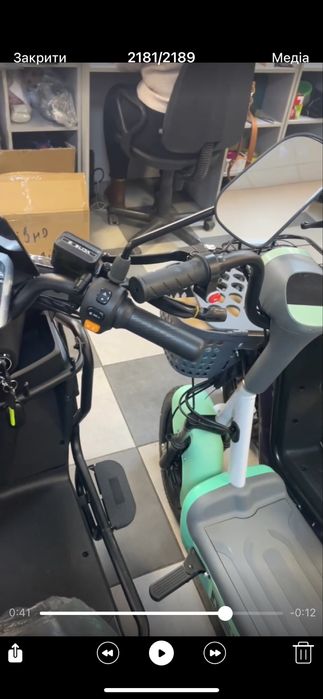 Доставка безкоштовна‼️ЛІТіЙ‼️.Електроскутер Corso Widget2500W/72/40a