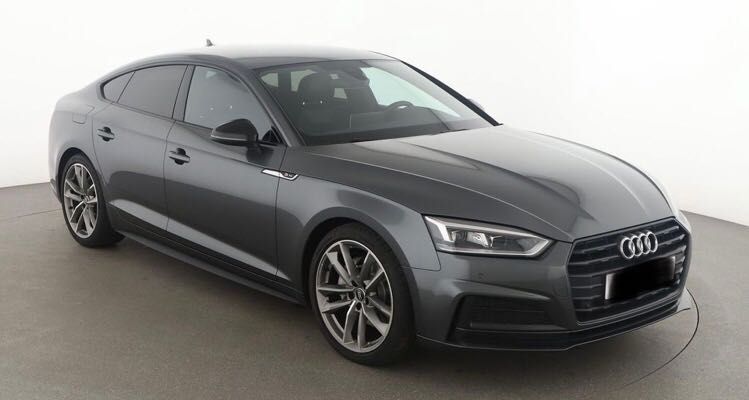 Audi a5 8w drzwi tylne prawe kompletne Lz7s igła