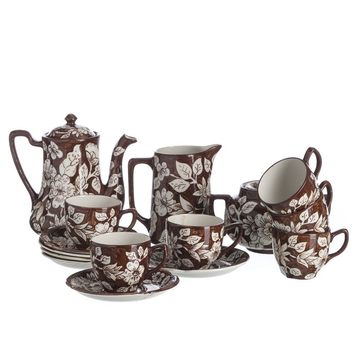 Faianças - Serviço de café em faiança de Sacavém