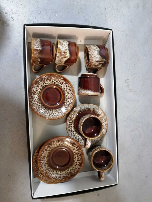 conjunto de café vintage