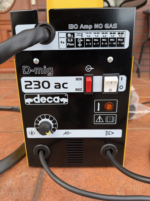 Spawarka Deca MIG 230 AC 130 Amp Gasless z drutem