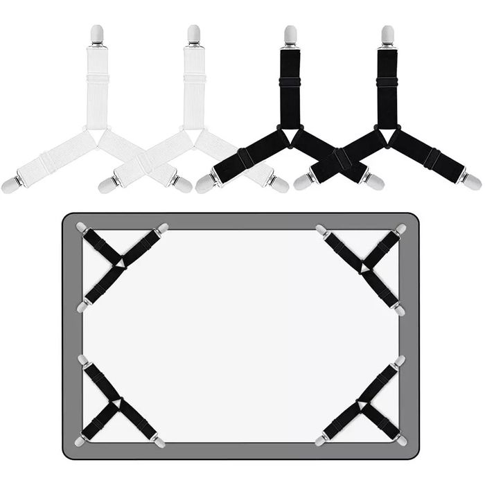 Резинки фиксаторы держатель простыни наматрасника