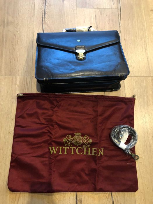 Wittchen - teczka skórzana z trójkątną klapą | kolekcja Arizona