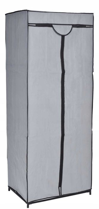 Garderoba Tekstylna Fela 60cm Szara Mobilna Lekka