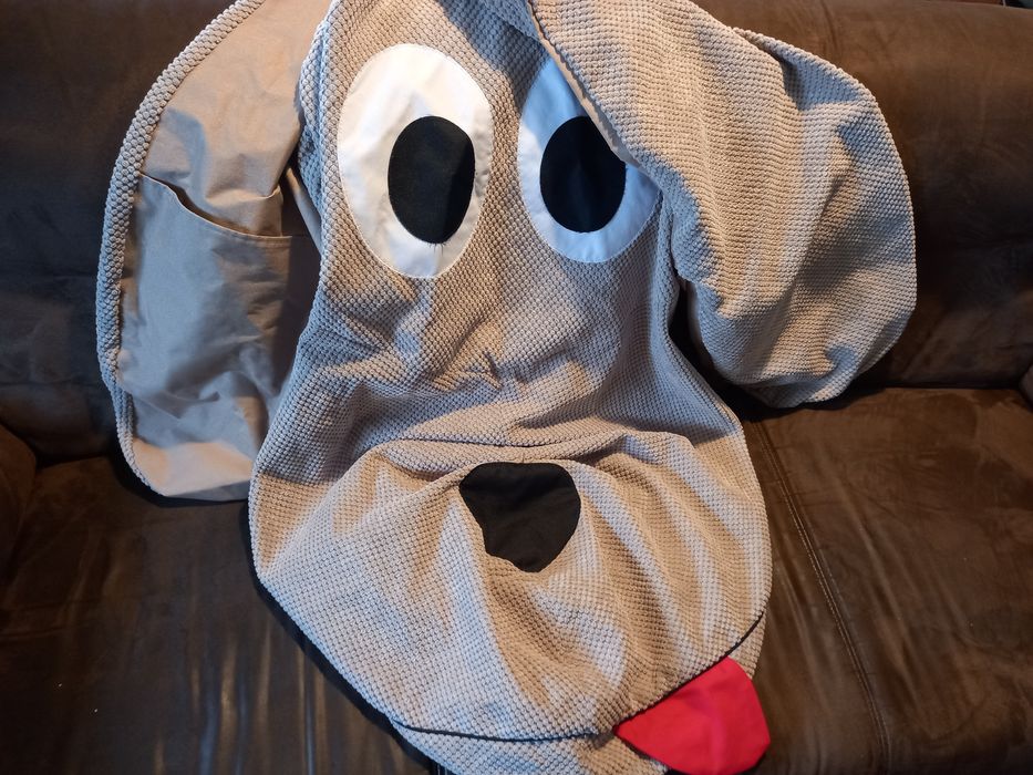 Capa puff Cabeça de cão