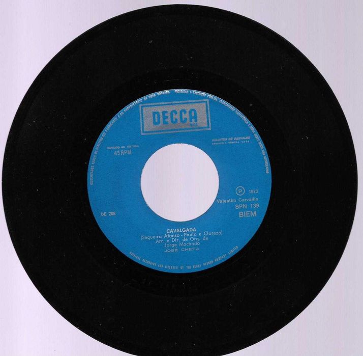 José Cheta - - - - - Cavalgada - - - - - Single