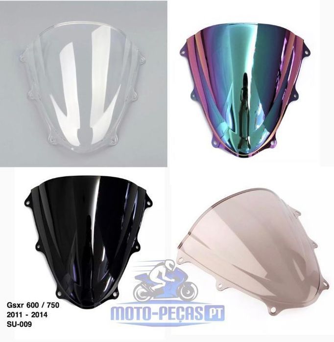 viseira nova Suzuki  gsxr 600 - 750 2011 - 2014 vidro bolha