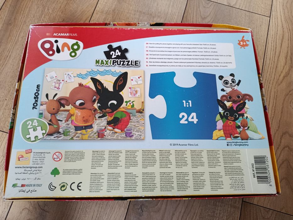Puzzle Bing 3+ 24 szt.