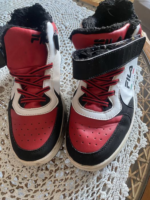 Buty zimowe fila ocieplane na rzep 39
