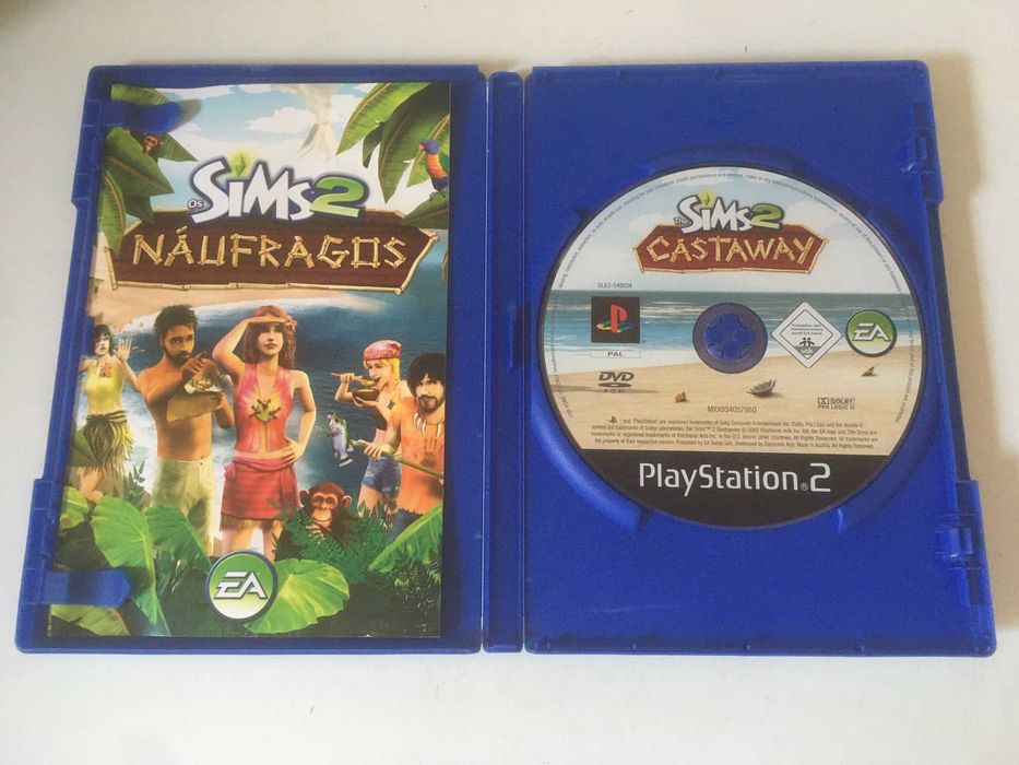 PS2 - Os Sims 2 Náufragos