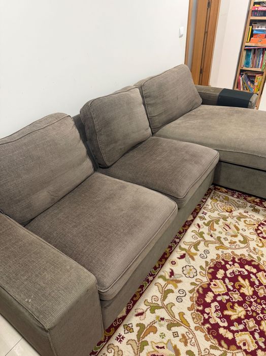 Sofá kivik chaise long ikea